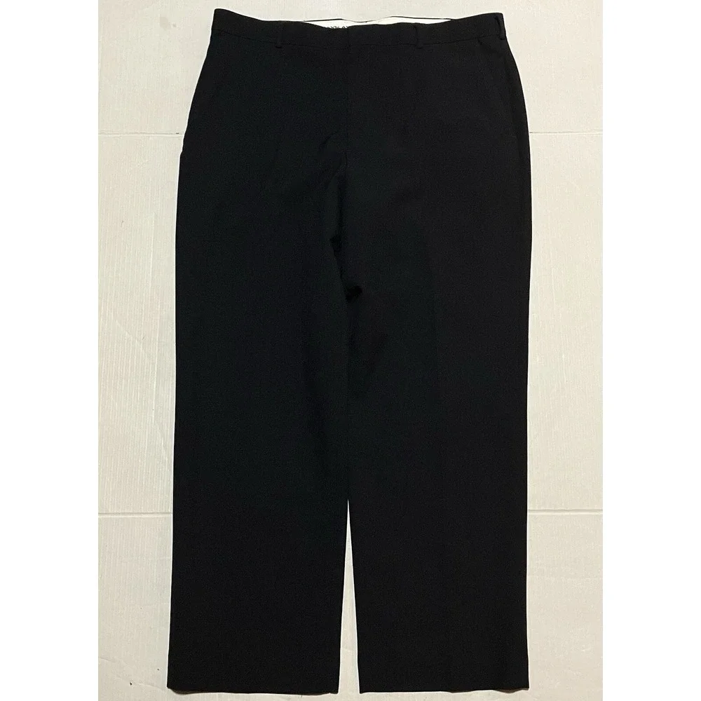 Flexslax Men 40 X 29 Straight Leg Perma-Prest Regular Fit Pants‎ Navy